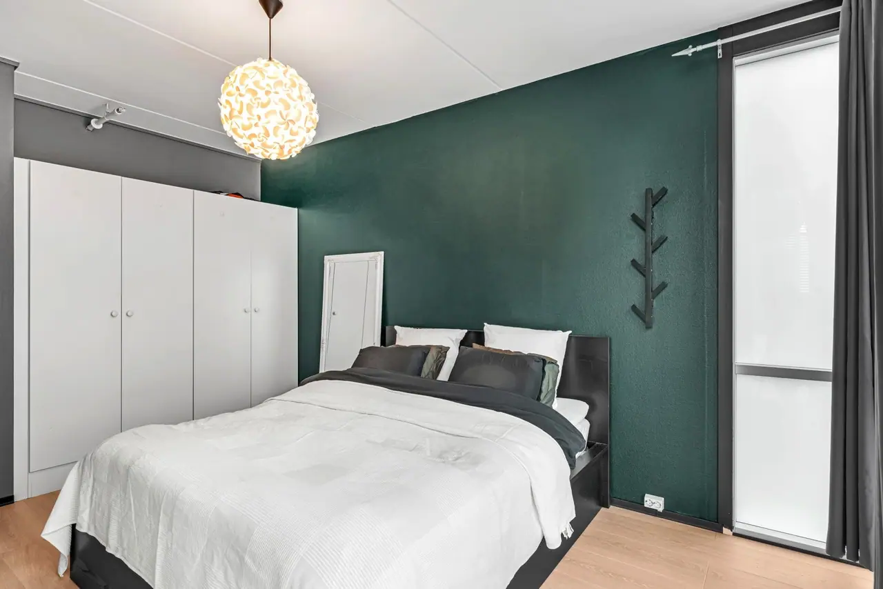 Large wardrobes for storing your clothes.