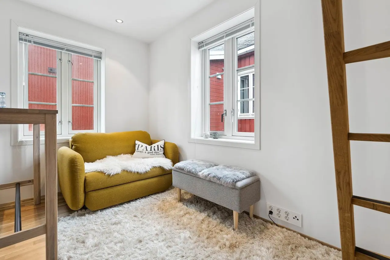 Studioleilighet med hems til leie like ved Vervet!